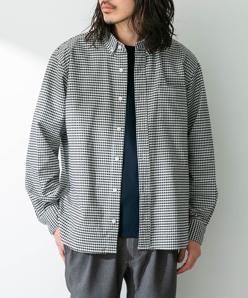 URBAN RESEARCH Sonny Label（アーバンリサーチサニーレーベル）の「抗菌オックスボタンダウン長袖シャツ（シャツ/ブラウス・メンズ・ライトブルー/ホワイト/ホワイト系その他/ブラック系その他/グレー/ネイビー・X-SMALL/SMALL/MEDIUM/LARGE/X-LARGE）」の18枚目の写真