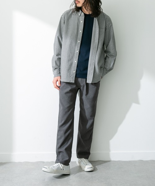 URBAN RESEARCH Sonny Label（アーバンリサーチサニーレーベル）の「抗菌オックスボタンダウン長袖シャツ（シャツ/ブラウス・メンズ・ライトブルー/ホワイト/ホワイト系その他/ブラック系その他/グレー/ネイビー・X-SMALL/SMALL/MEDIUM/LARGE/X-LARGE）」の19枚目の写真