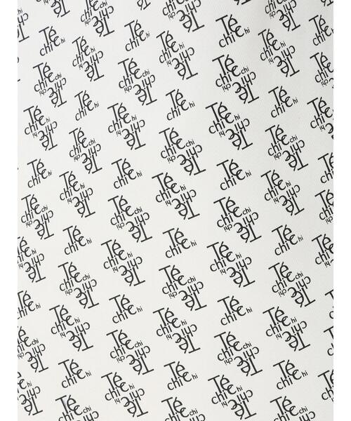 Te chichi（テチチ）の「ファブリックトートバック(総柄)（ハンドバッグ・レディース・ブラック/オフホワイト・F）」の3枚目の写真