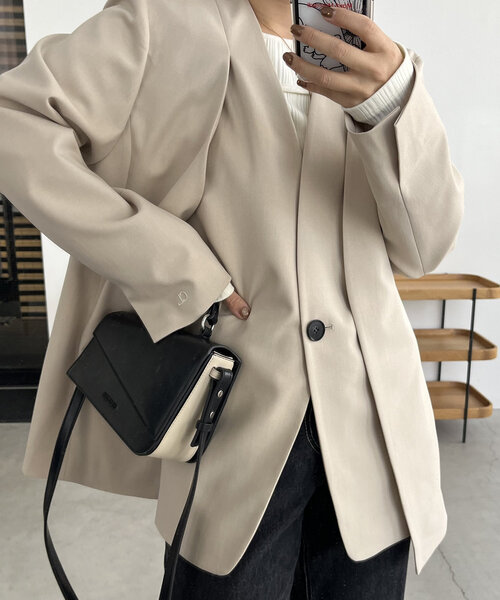 CAPRICIEUX LE'MAGE(カプリシューレマージュ)の「【WEB限定】〈ADD CULUMN/アドカラム〉ANGLE ショルダーバッグ(ショルダーバッグ・レディース・イエロー/ブラック・FREE)」の5枚目の写真