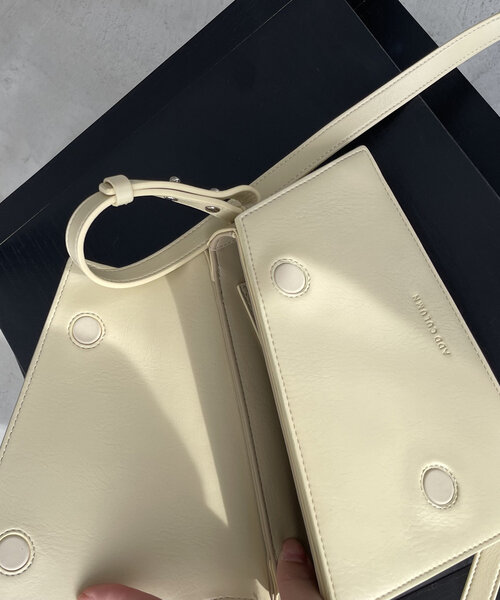 CAPRICIEUX LE'MAGE(カプリシューレマージュ)の「【WEB限定】〈ADD CULUMN/アドカラム〉ANGLE ショルダーバッグ(ショルダーバッグ・レディース・イエロー/ブラック・FREE)」の20枚目の写真