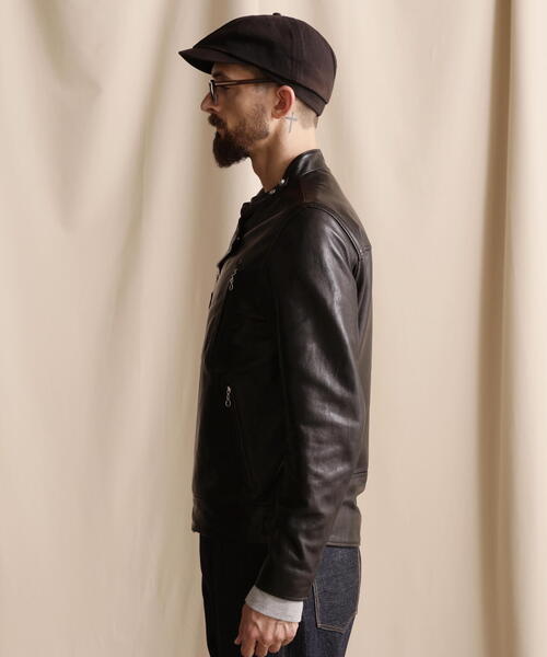 schott（ショット）の「Schott/ショット/NEW DOUBLE BREAST RIDERS/ダブル ブレスト ライダース（ライダースジャケット・メンズ・ブラック・S/L/M/XL/2XL）」の22枚目の写真