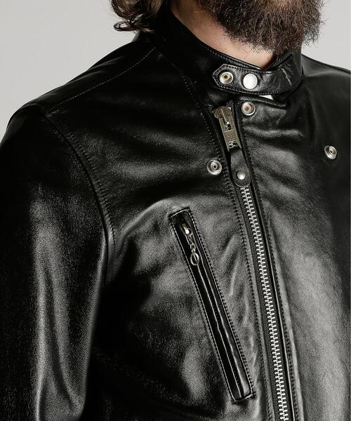 schott(ショット)の「Schott/ショット/NEW DOUBLE BREAST RIDERS/ダブル ブレスト ライダース(ライダースジャケット・メンズ・ブラック・S/L/M/XL/2XL)」の8枚目の写真