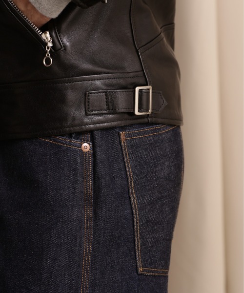 schott（ショット）の「Schott/ショット/NEW DOUBLE BREAST RIDERS/ダブル ブレスト ライダース（ライダースジャケット・メンズ・ブラック・S/L/M/XL/2XL）」の7枚目の写真