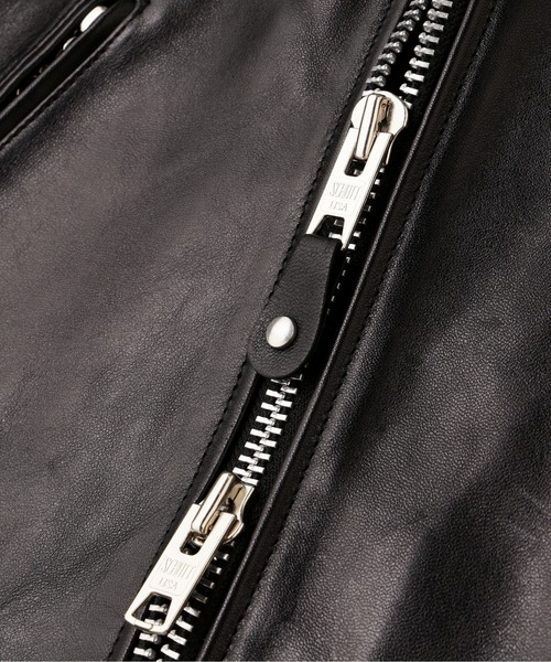 schott（ショット）の「Schott/ショット/NEW DOUBLE BREAST RIDERS/ダブル ブレスト ライダース（ライダースジャケット・メンズ・ブラック・S/L/M/XL/2XL）」の12枚目の写真