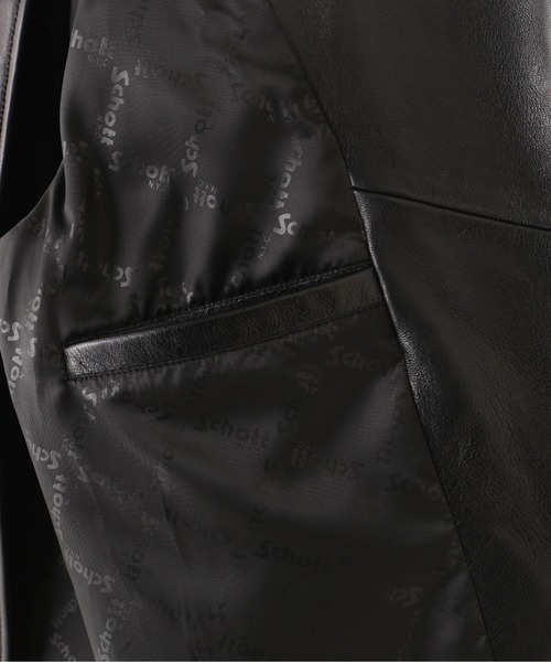 schott（ショット）の「Schott/ショット/NEW DOUBLE BREAST RIDERS/ダブル ブレスト ライダース（ライダースジャケット・メンズ・ブラック・S/L/M/XL/2XL）」の13枚目の写真