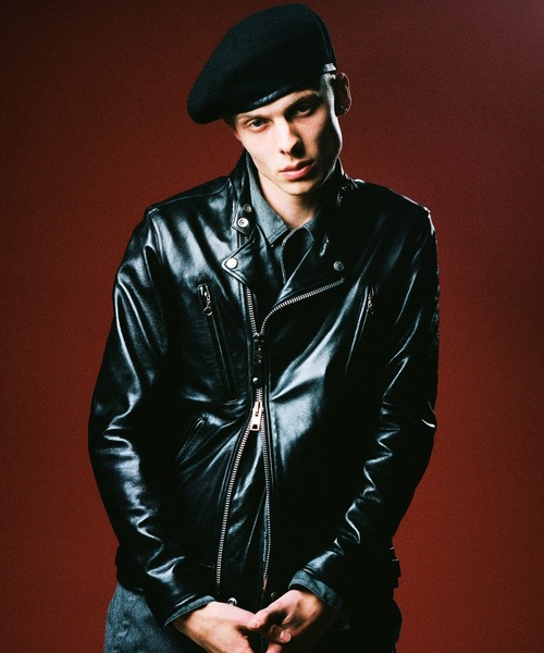 schott（ショット）の「Schott/ショット/NEW DOUBLE BREAST RIDERS/ダブル ブレスト ライダース（ライダースジャケット・メンズ・ブラック・S/L/M/XL/2XL）」の18枚目の写真