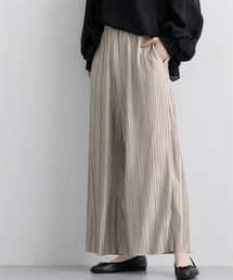 nissen | ウェーブラメタックパンツ(その他パンツ)