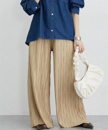 nissen | ウェーブラメタックパンツ(その他パンツ)