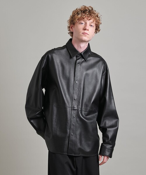 セール】＜LOEFF＞ラムレザー シャツ MEN'S（シャツ/ブラウス