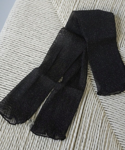 Port（ポート）の「【 Port / ポート 】 シアー ラメ アームカバー（アームカバー・レディース・ホワイト/ピンク/ブラック/シルバー・FREE）」の10枚目の写真