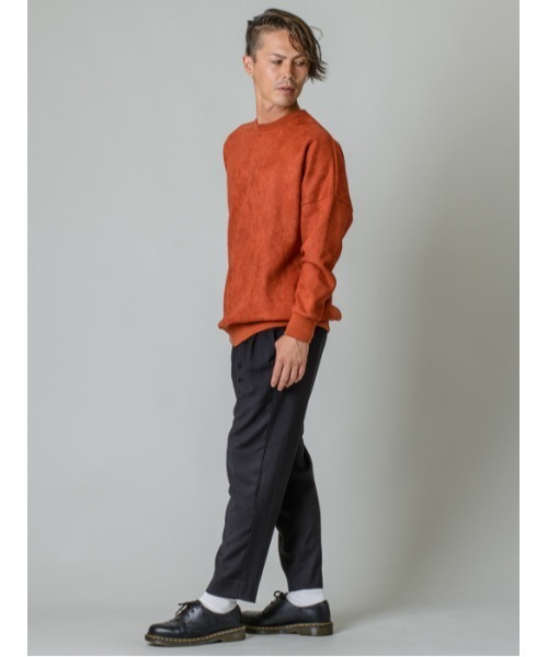 REGIEVO（レジエボ）の「ツータッククロップドパンツ（スラックス・メンズ・ブラック/ベージュ/グレー・SMALL/MEDIUM/LARGE/X-LARGE）」の14枚目の写真