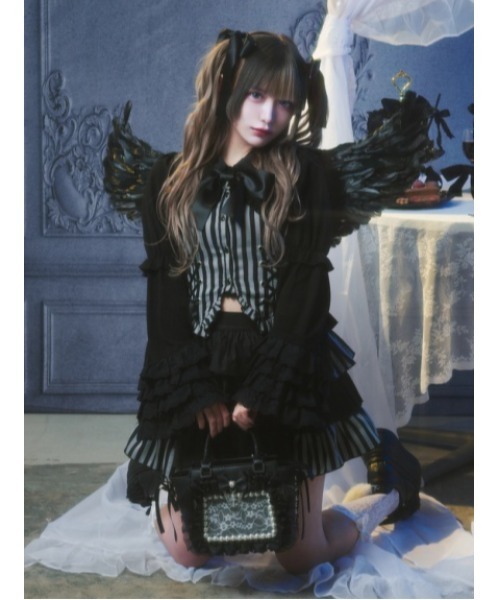 Jamie エーエヌケー（ジェイミーエーエヌケー）の「ストライプお姫様TOPS（Tシャツ/カットソー・レディース・A/B・M）」の2枚目の写真