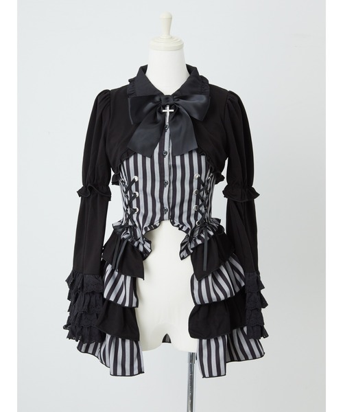 Jamie エーエヌケー（ジェイミーエーエヌケー）の「ストライプお姫様TOPS（Tシャツ/カットソー・レディース・A/B・M）」の6枚目の写真