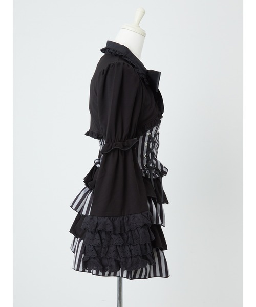 Jamie エーエヌケー（ジェイミーエーエヌケー）の「ストライプお姫様TOPS（Tシャツ/カットソー・レディース・A/B・M）」の9枚目の写真