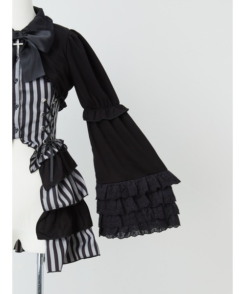 Jamie エーエヌケー（ジェイミーエーエヌケー）の「ストライプお姫様TOPS（Tシャツ/カットソー・レディース・A/B・M）」の14枚目の写真