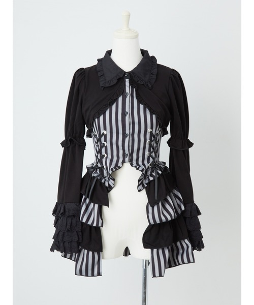 Jamie エーエヌケー（ジェイミーエーエヌケー）の「ストライプお姫様TOPS（Tシャツ/カットソー・レディース・A/B・M）」の15枚目の写真