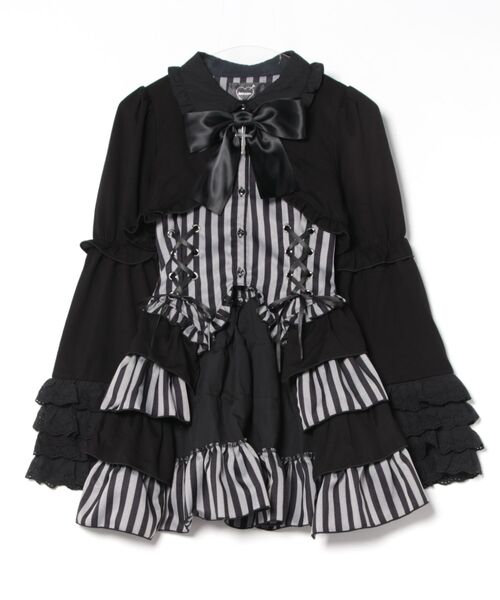 Jamie エーエヌケー（ジェイミーエーエヌケー）の「ストライプお姫様TOPS（Tシャツ/カットソー・レディース・A/B・M）」の11枚目の写真