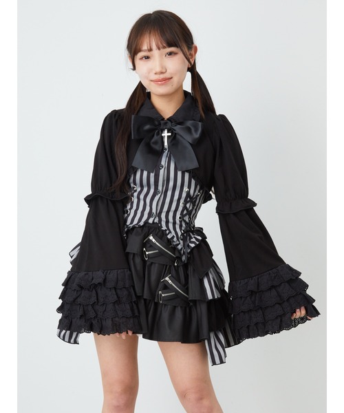 Jamie エーエヌケー（ジェイミーエーエヌケー）の「ストライプお姫様TOPS（Tシャツ/カットソー・レディース・A/B・M）」の21枚目の写真