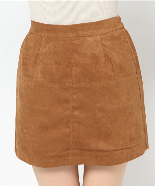 Chico(チコ)の「【who's who Chico】 スエードイージーボックススカート(スカート・レディース・キャメル/チャコールグレー/カーキ・FREE)」の10枚目の写真