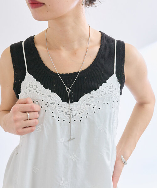 RIVE DROITE（リヴドロワ）の「【R.good(アールドットグッド)】スネークチェーンHOOKネックレス（ネックレス・レディース・シルバー/ゴールド・FREE）」の5枚目の写真