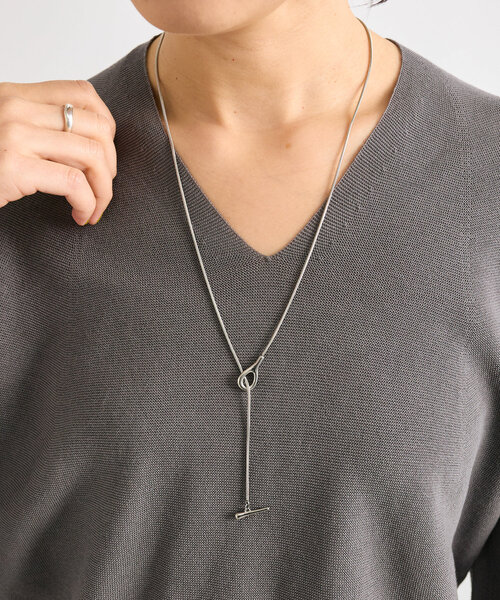 RIVE DROITE（リヴドロワ）の「【R.good(アールドットグッド)】スネークチェーンHOOKネックレス（ネックレス・レディース・シルバー/ゴールド・FREE）」の6枚目の写真