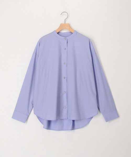 MICO COULIER(ミコクリエ)の「バックギャザーノーカラーブラウス(シャツ/ブラウス・レディース・イエロー/オフホワイト/サックスブルー・38)」の10枚目の写真