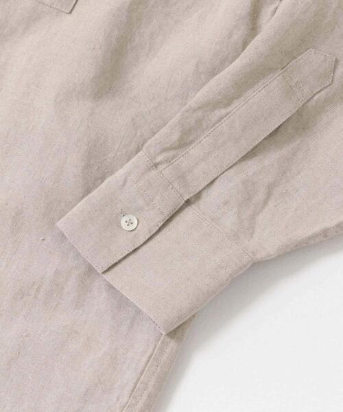 リネンチュニックシャツ（シャツ/ブラウス）｜かぐれ（カグレ）の