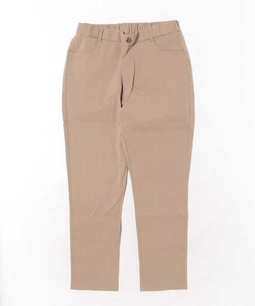 BELLUNA PLUS(ベルーナ)の「チノ見えストレッチ素材スリムパンツ68丈(その他パンツ・レディース・カーキ/ブラック/ベージュ/ネイビー・SMALL/X-LARGE/LARGE/MEDIUM)」の3枚目の写真