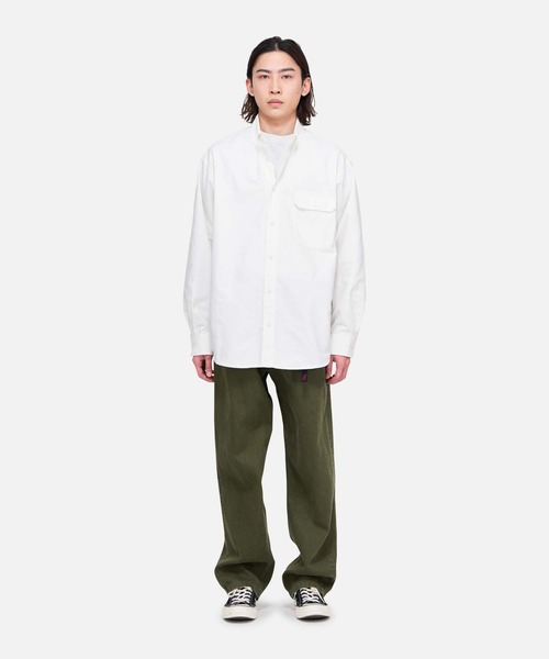 GRAMICCI STANCE SHIRT M 長袖 シャツ カーキ グラミチ GRAMICCI STANCE SHIRT M 長袖 シャツ カーキ グラミチ