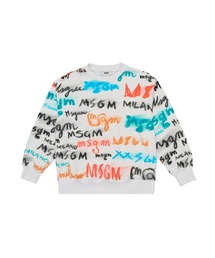 セール】MSGM CAT グラフィック ロングスリーブTシャツ（Tシャツ