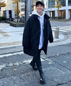 ブランド古着】スリーブ ロゴ サイドライン ベンチ コート（その他