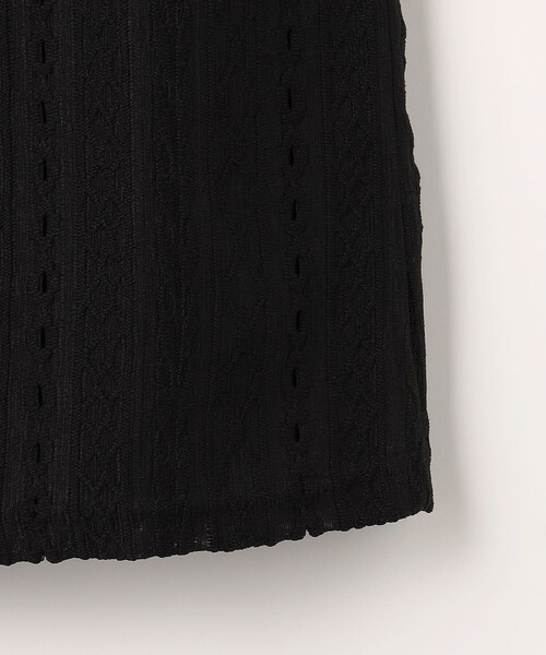 green label relaxing(グリーンレーベルリラクシング)の「レースキャミワンピース+Tシャツ セット / キッズ 100cm-130cm(ワンピース・キッズ・オフホワイト/ブラック・110cm/130cm/120cm/100cm)」の7枚目の写真