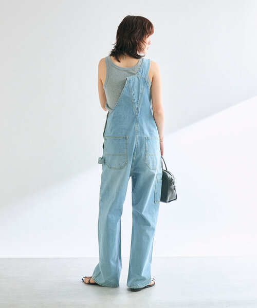 RIVE DROITE（リヴドロワ）の「【コーデのポイントに】ラメリブタンクトップ（タンクトップ・レディース・ブラック/グレー/ライトベージュ・FREE）」の17枚目の写真