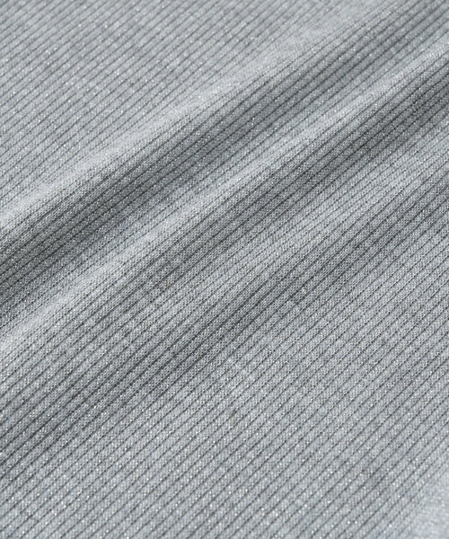 RIVE DROITE（リヴドロワ）の「【コーデのポイントに】ラメリブタンクトップ（タンクトップ・レディース・ブラック/グレー/ライトベージュ・FREE）」の12枚目の写真