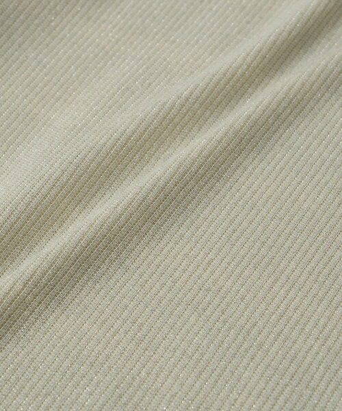 RIVE DROITE（リヴドロワ）の「【コーデのポイントに】ラメリブタンクトップ（タンクトップ・レディース・ブラック/グレー/ライトベージュ・FREE）」の5枚目の写真