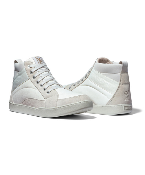 CHROME（クローム）の「［ CHROME / クローム ］FOSTER HIGHTOP / フォスター ハイトップ Panaracer パナレーサー テクニカルコラボレーション（スニーカー・メンズ・ホワイト/ブラック×ホワイト・28cm/27.5cm/27cm/26.5cm/26cm/25.5cm/29cm/25cm）」の3枚目の写真
