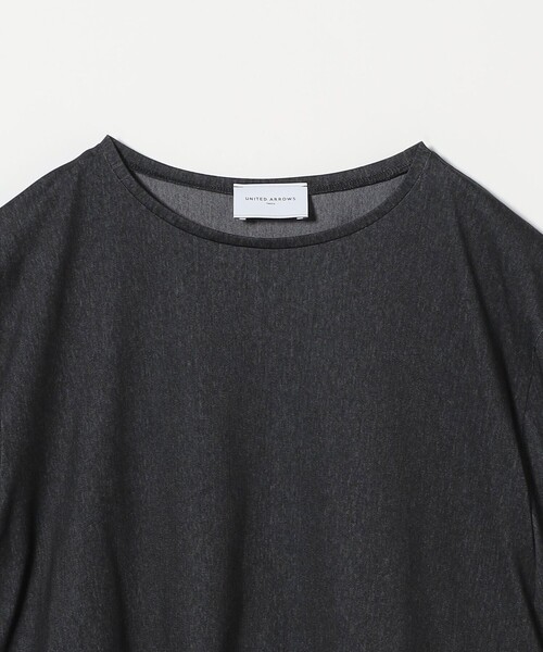 UNITED ARROWS(ユナイテッドアローズ)の「コクーンスリーブ Tシャツ(Tシャツ/カットソー・レディース・ネイビー/ホワイト/ブラック・FREE)」の22枚目の写真