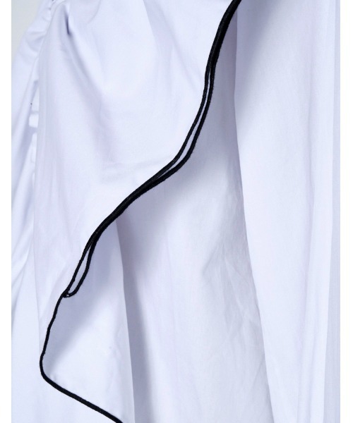 RUMCHE（ラムシェ）の「Raffle Blouse / ラッフルブラウス（シャツ/ブラウス・レディース・ホワイト・FREE）」の8枚目の写真