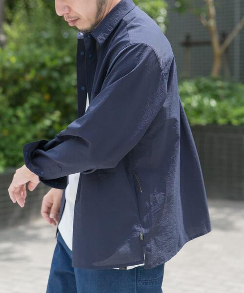 EKAL（エカル）の「『吸水速乾/軽量』DotAir LONG-SLEEVE SHIRTS（シャツ/ブラウス・メンズ・ブラック/ネイビー・MEDIUM/LARGE）」の8枚目の写真