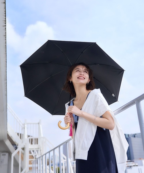 晴雨兼用】幾何学模様刺しゅう日傘（長傘）｜studio CLIP（スタディオ