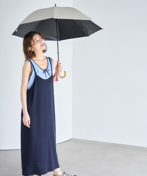 晴雨兼用】幾何学模様刺しゅう日傘（長傘）｜studio CLIP（スタディオ