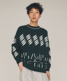 sneeuw | エレクトリックニットプルオーバー(ニット/セーター)