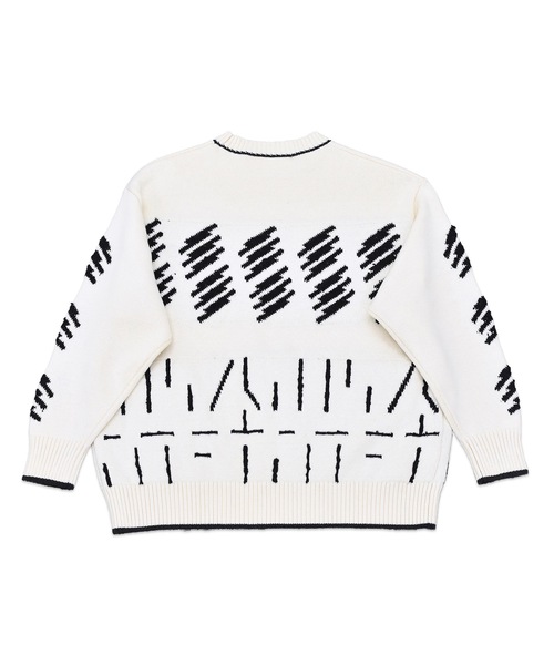 sneeuw（スニュウ）の「エレクトリックニットプルオーバー（ニット/セーター・レディース・アイボリー/グリーン・1/3）」の7枚目の写真