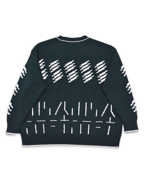 sneeuw（スニュウ）の「エレクトリックニットプルオーバー（ニット/セーター・レディース・アイボリー/グリーン・1/3）」の9枚目の写真