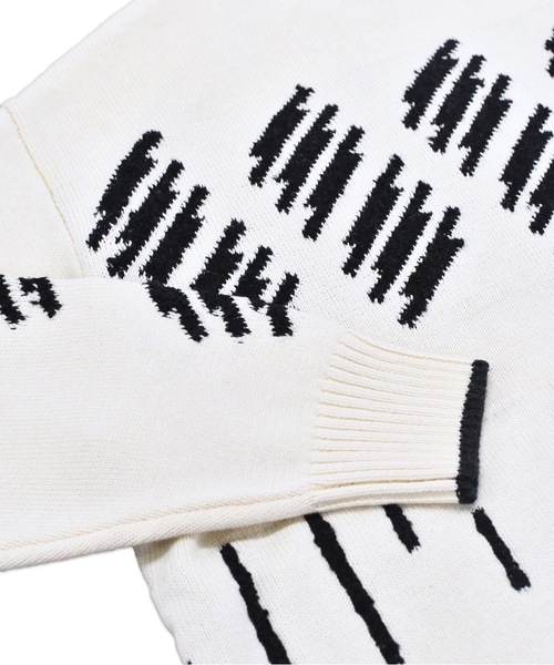 sneeuw（スニュウ）の「エレクトリックニットプルオーバー（ニット/セーター・レディース・アイボリー/グリーン・1/3）」の11枚目の写真