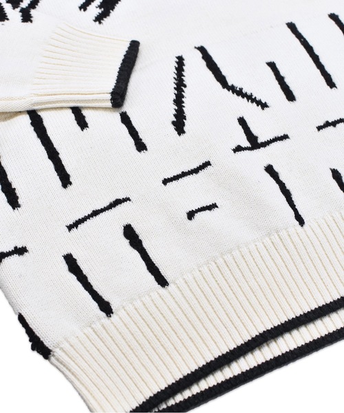 sneeuw（スニュウ）の「エレクトリックニットプルオーバー（ニット/セーター・レディース・アイボリー/グリーン・1/3）」の12枚目の写真