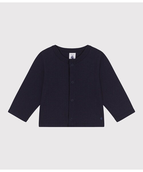 PETIT BATEAU(プチバトー)の「カーディガン(カーディガン/ボレロ・キッズ・ネイビー・18MONTH/12MONTH/24MONTH/36MONTH)」の1枚目の写真