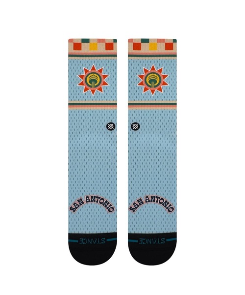 STANCE(スタンス)の「STANCE SAS CE25(スタンス サンアントニオ・スパーズ シティ・エディション 2025)(ソックス/靴下・メンズ・マルチ・LARGE)」の2枚目の写真