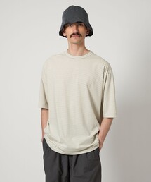 <Steven Alan> サイロ ボーダー クルーネック Tシャツ NARROW